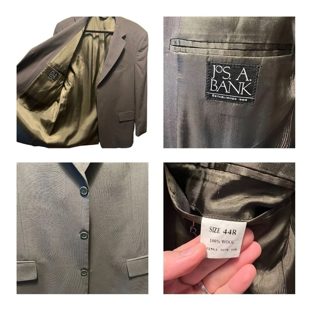 Jos. A. Bank 100% Wool Blazer - Size 44R